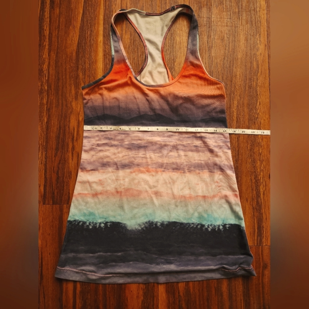 Lululemon Cool RacerbackBeachscape Multi 6-8?